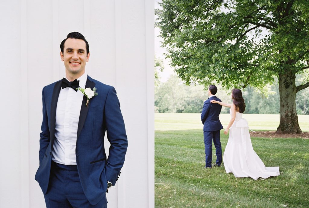 Spring Charlottesville Wedding with Photography by Kylie Martin. Virginia and Charlottesville wedding photographer. Navy and white wedding colors