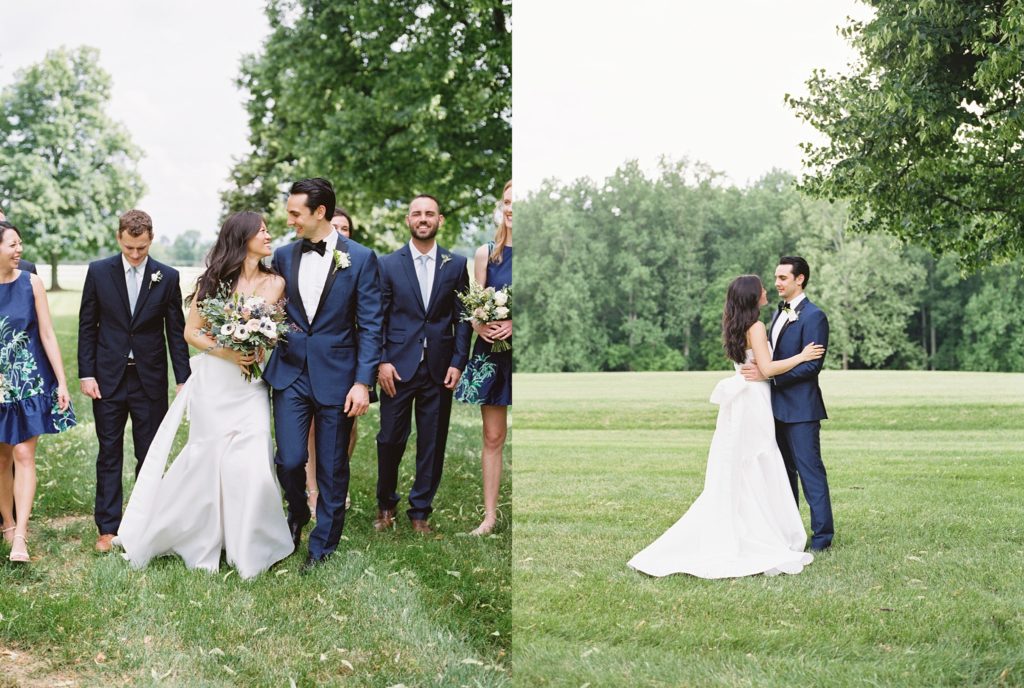 Spring Charlottesville Wedding with Photography by Kylie Martin. Virginia and Charlottesville wedding photographer. Navy and white wedding colors